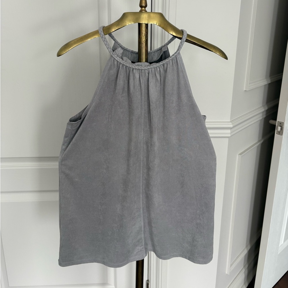 Stylish Halter Neck Top in grey